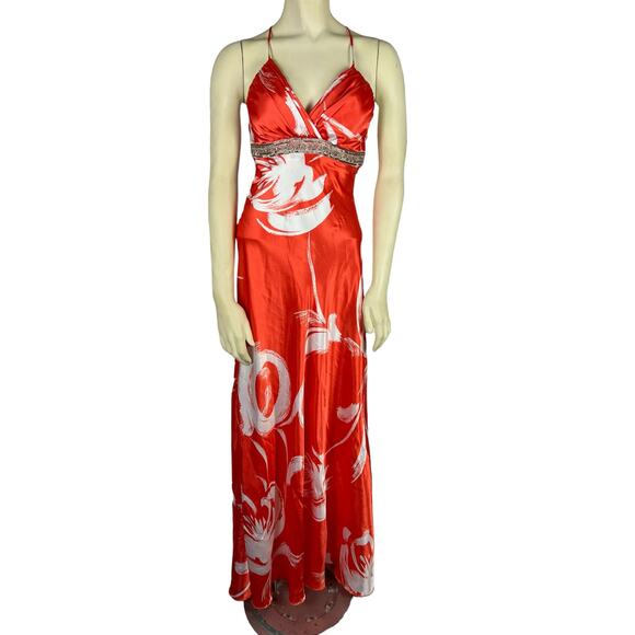 B. Smart Satin Formal Prom Dress Gown 3 Juniors XS S - Picture 7 of 16
